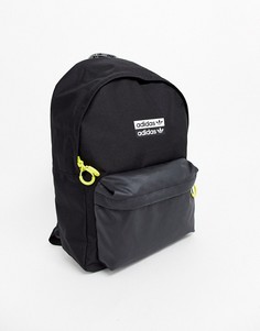 Рюкзак с неоновой отделкой adidas Originals-Черный