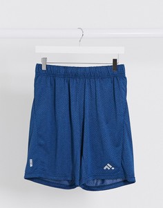 Синие спортивные шорты First Menswear-Черный