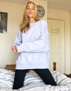 Свитшот "кокон" лавандового цвета в стиле oversized ASOS DESIGN-Фиолетовый