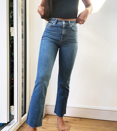 Расклешенные джинсы до щиколотки с завышенной талией ASOS DESIGN Tall-Синий