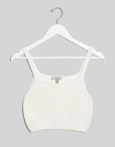 Белый трикотажный топ от комплекта ASOS DESIGN
