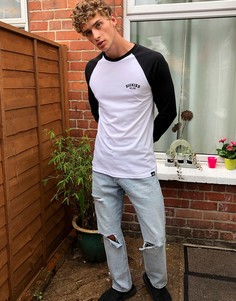Белый лонгслив Dickies