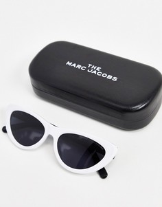 Солнцезащитные очки "кошачий глаз" в стиле 457-х Marc Jacobs-Белый