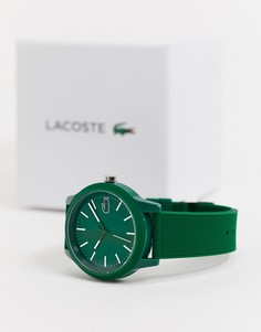 Зеленые часы с силиконовым ремешком Lacoste 12.12-Зеленый