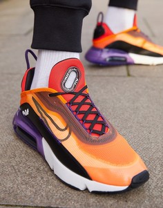 Оранжевые/черные кроссовки Nike Air Max 2090-Оранжевый