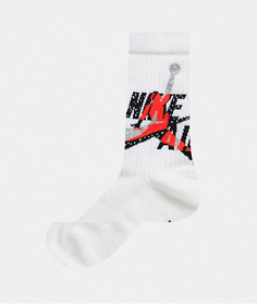 Белые носки с логотипом Nike Jordan Jumpman Classic-Белый