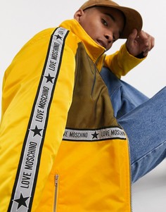 Куртка с логотипом Love Moschino-Желтый