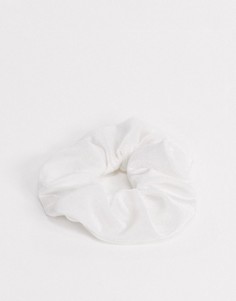 Белая бархатная резинка для волос Topshop-Белый