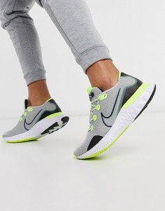 Серые кроссовки Nike Running Renew Run-Серый