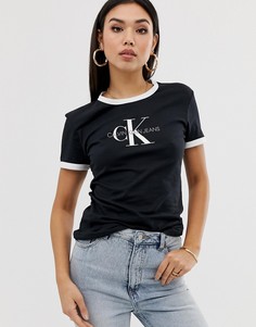 Футболка с логотипом Calvin Klein Jeans reissue-Черный