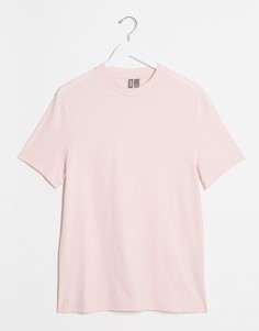 Розовая футболка из органического хлопка ASOS DESIGN-Розовый