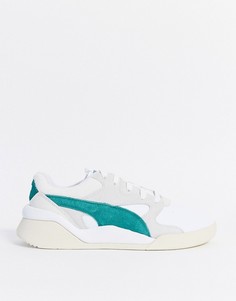 Бело-зеленые кроссовки Puma Aeon Heritage-Мульти