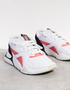 Белые кроссовки с контрастной отделкой Puma Nova-Белый
