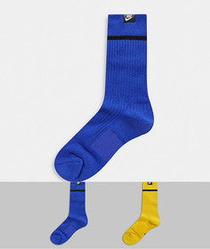 Набор из 2 пар носков (желтые/синие) Nike Essential-Желтый