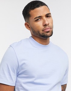 Синяя футболка из органического хлопка ASOS DESIGN-Синий