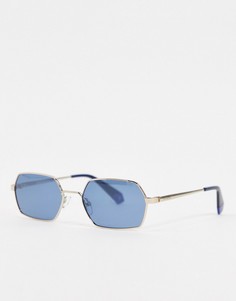 Квадратные солнцезащитные очки Polaroid-Синий