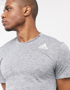 Серая футболка adidas Training Rise-Серый