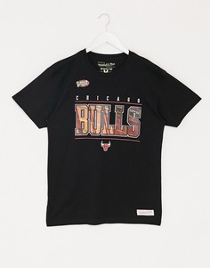 Черная футболка с логотипом Mitchell & Ness Chicago Bulls Private School-Черный