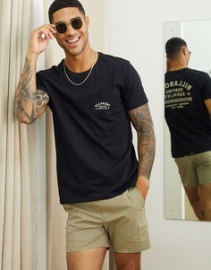 Черная футболка Billabong Surfing Goods-Черный