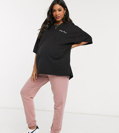 Розовые джоггеры Missguided Maternity-Розовый