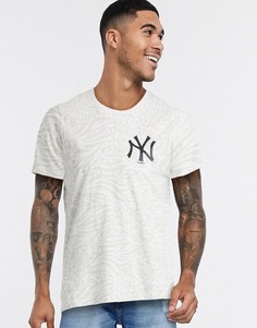 Белая футболка с логотипом команды New York Yankees и принтом New Era-Белый