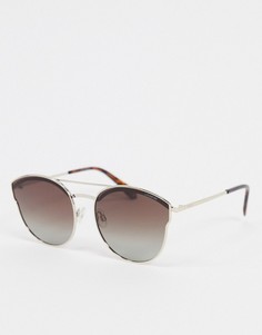 Солнцезащитные очки-авиаторы Polaroid-Золотой