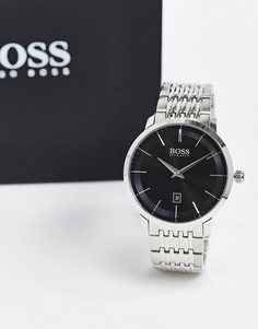 Серебристые классические премиум-часы Boss-Серебряный