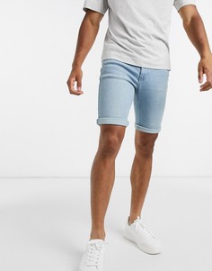 Голубые джинсовые шорты Burton Menswear-Синий