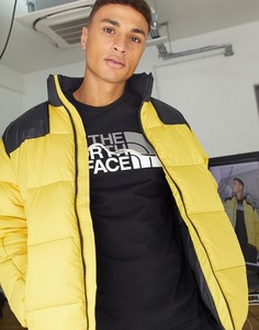 Желтая дутая куртка The North Face-Желтый