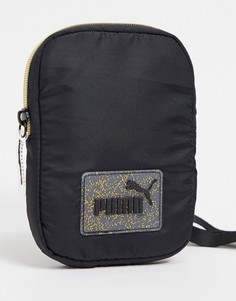 Черная плоская сумка для полетов Puma-Черный