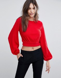 Укороченный джемпер Fashion Union-Красный