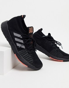 Черные кроссовки adidas Running pulseboost-Черный