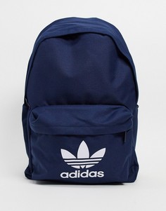Темно-синий рюкзак с логотипом-трилистником adidas Originals