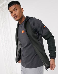 Худи темно-серого цвета на молнии ellesse Sport Polenta-Серый