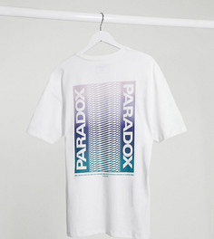 Белая свободная футболка с принтом Jack & Jones Originals эксклюзивно для ASOS-Белый