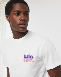 Белая футболка Weekday-Белый