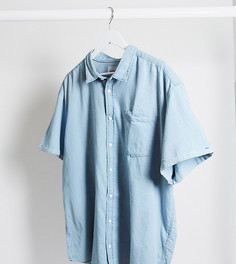 Рубашка с отложным воротником и короткими рукавами Jack & Jones Core-Синий