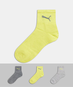 3 пары коротких носков Puma-Мульти