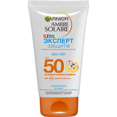 Солнцезащитный аква-крем для тела Garnier Ambre Solaire Kids "Эксперт защита" SPF 50, 150 мл