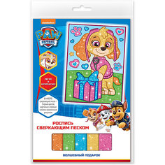 Набор для творчества PAW Patrol "Роспись сверкающим песком: волшебный подарок"