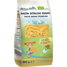 Паста Fleur Alpine "Мини трубочки", с 12 мес