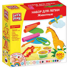 Набор для лепки Let`s play "Животные"
