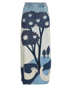 Джинсовая юбка RED Valentino