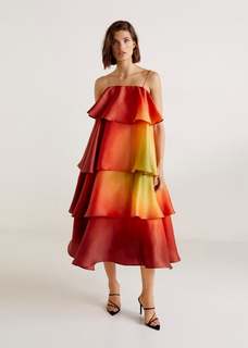 Платье с принтом tie-dye - Camp-x Mango