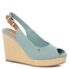 Босоножки TOMMY HILFIGER FW0FW04789 серо-зеленый
