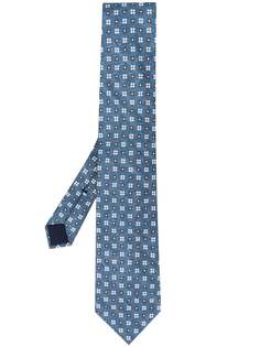 Corneliani галстук с цветочным принтом