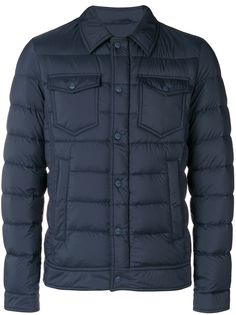 Herno padded button-up jacket