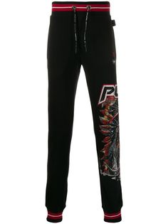 Philipp Plein спортивные брюки с кулиской