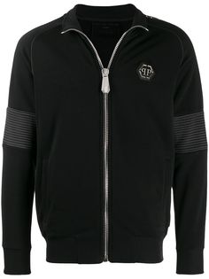 Philipp Plein спортивная куртка с заклепками