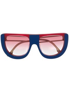 Fendi Eyewear солнцезащитные очки в массивной оправе